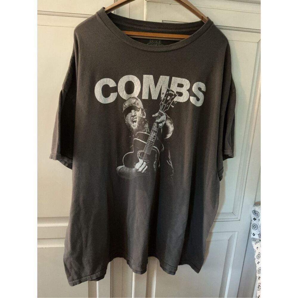 Luke Combs 2024 Growin’ Up Gettin’ Old Concert Tour T Shirt Sz 3X